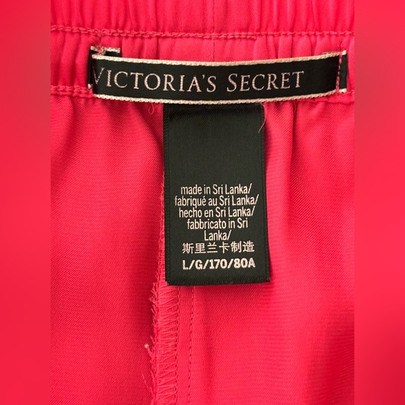 Victoria’s Secret hot pink satin shorts • Size L • EUC! - Picture 4 of 8